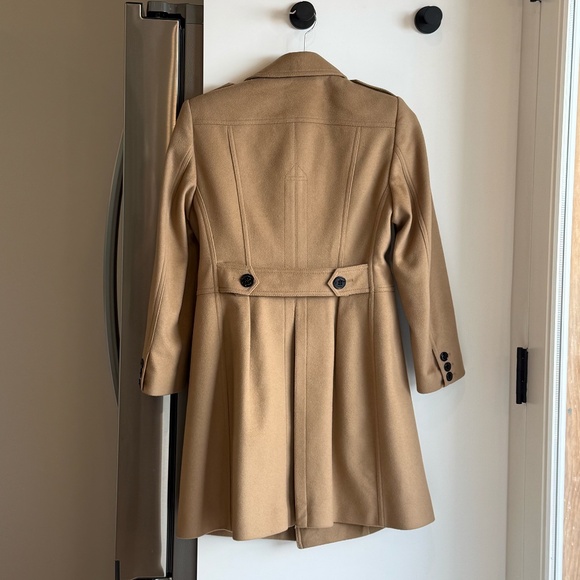 Rare Find - BURBERRY London Wool Cashmere Camel Trench Coat - USA 6 // UK 8 - Picture 4 of 9